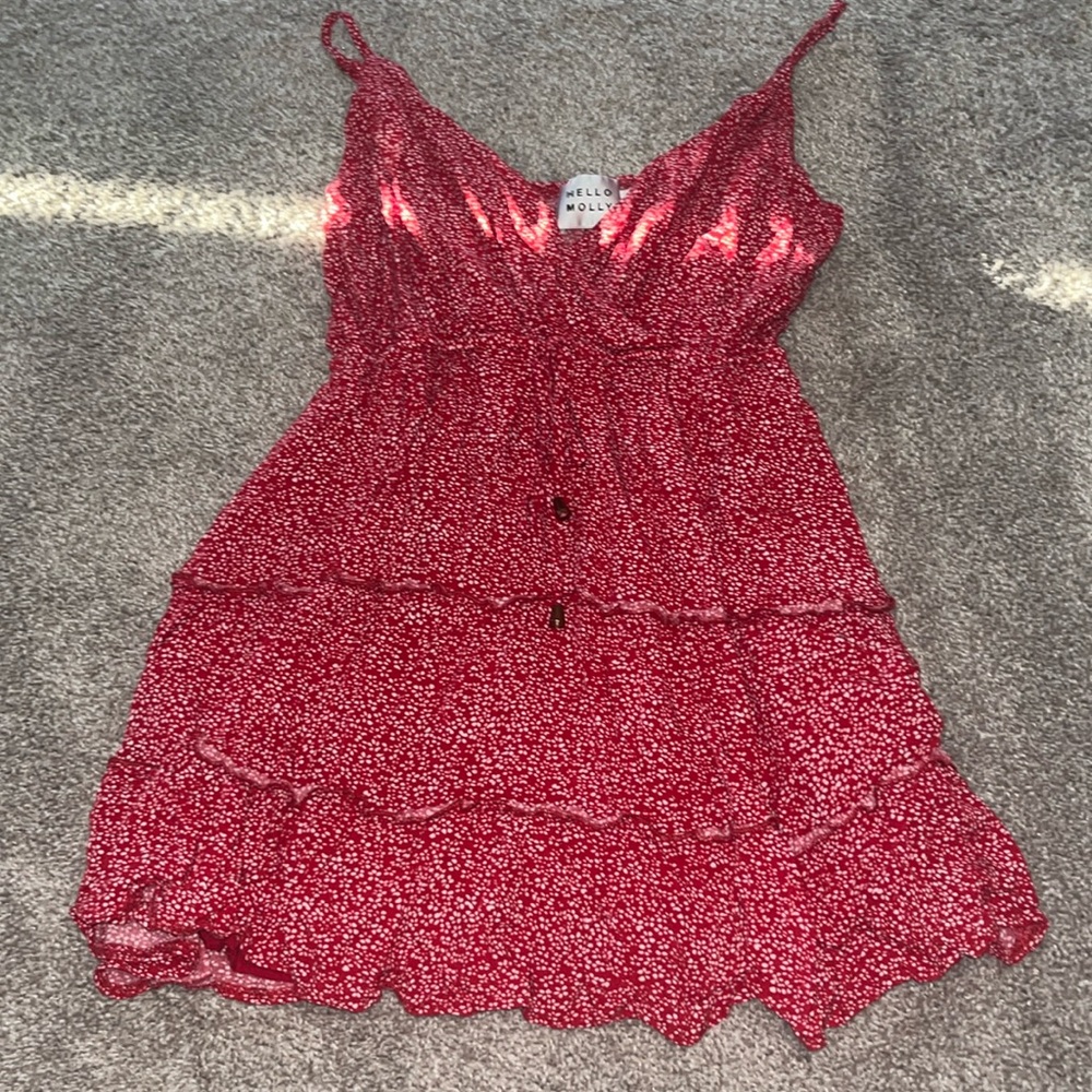 Hello Molly Red Mini Dress